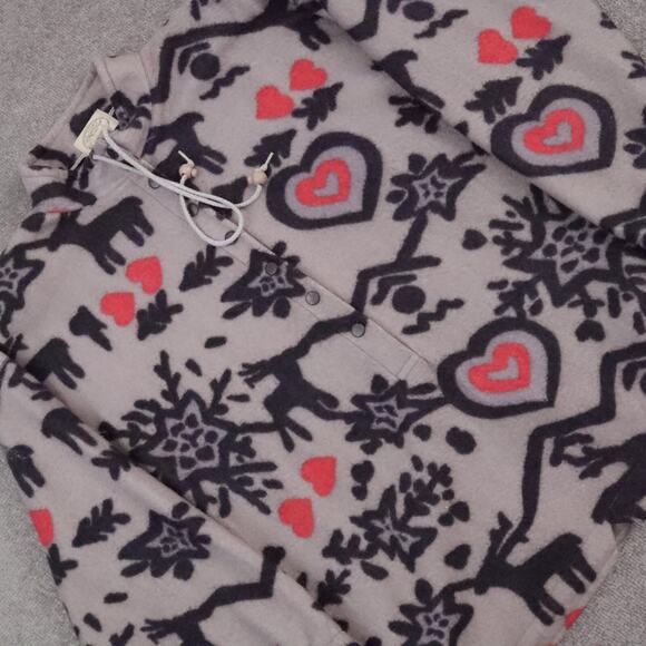 Y2K Women's Victoria Secret Sport Large Multicolor Long Sleeve Fleece Sweatshirt - Picture 7 of 10